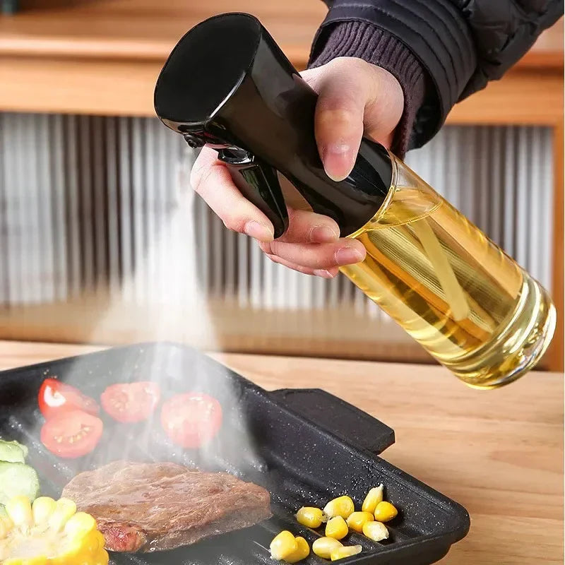 200/300ml Oil Spray Sprayer Bottle for Cooking Kitchen Olive Oil Sprayer Barbecue Spray Bottle For Cooking BBQ Picnic Tool