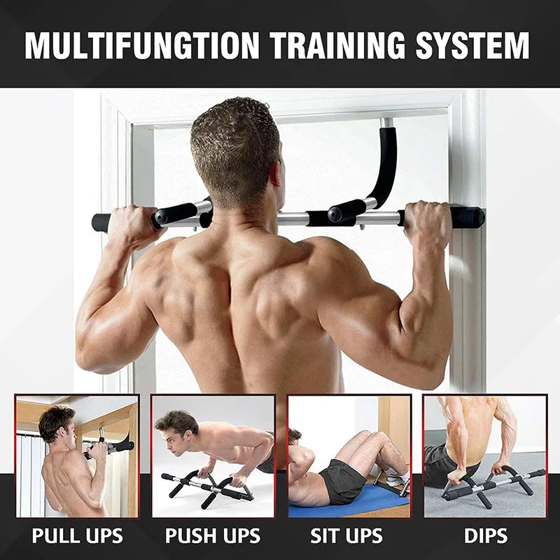 Adjustable Chin up Bar Exercise Home Workout Gym Training Door Frame Horizontal Pull up Bar Sport Fitness Equipments